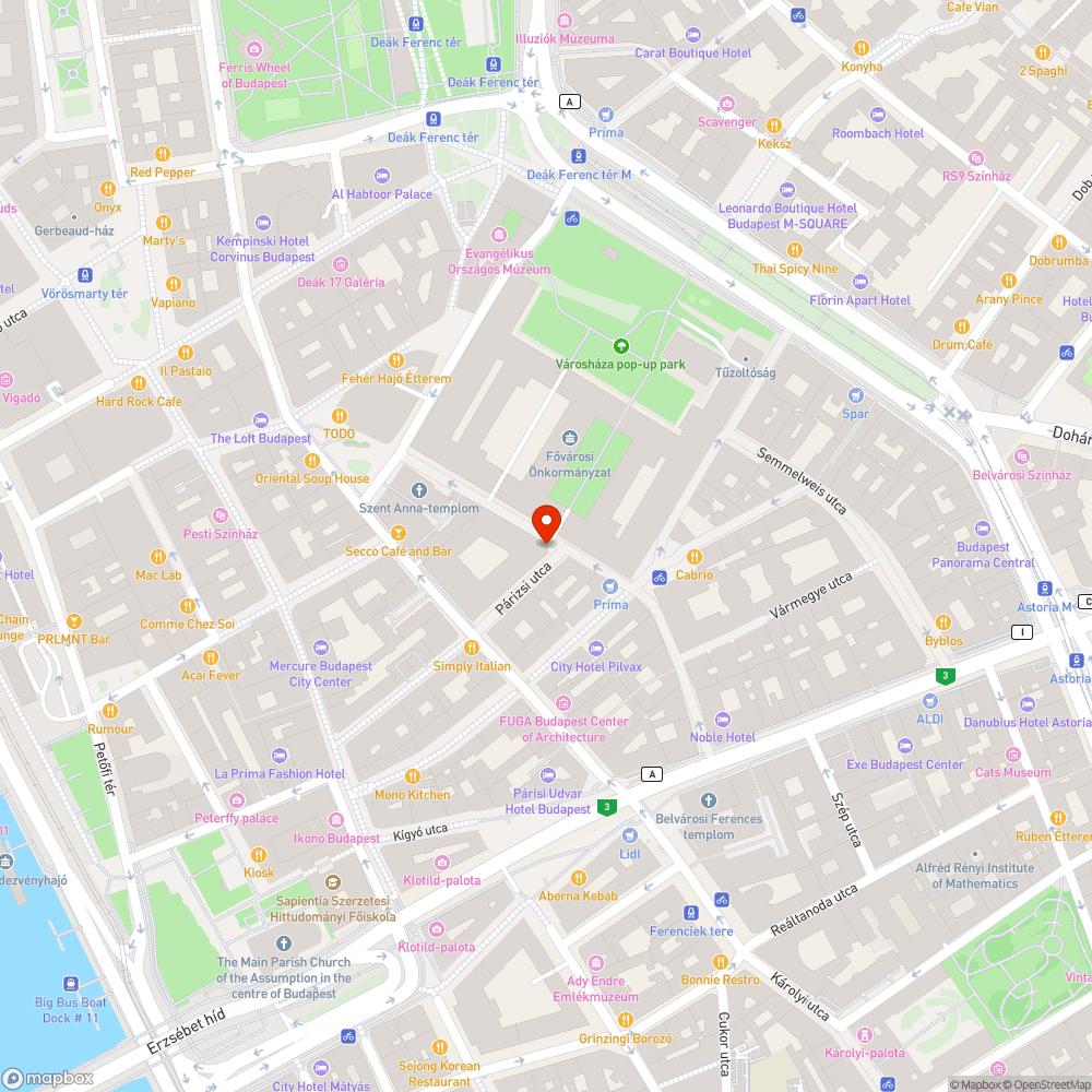 Tábla nem engedi a félkerékkel járdánparkolást bejelentés helye