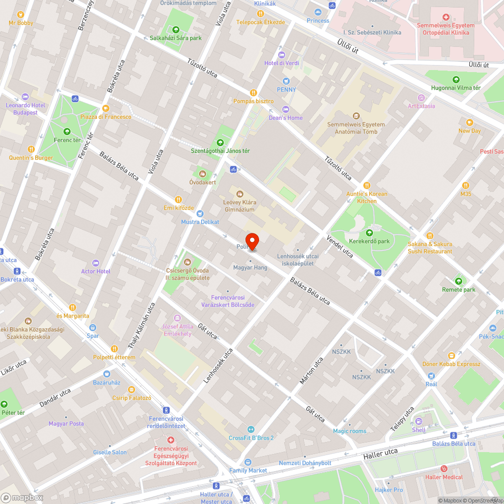 Üzemképtelen, építkezési törmelékkel telipakolt autó bejelentés helye