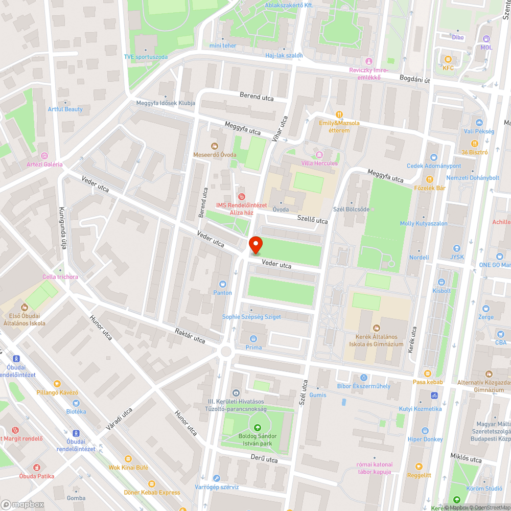 Beszakadt útburkolatból kátyú bejelentés helye