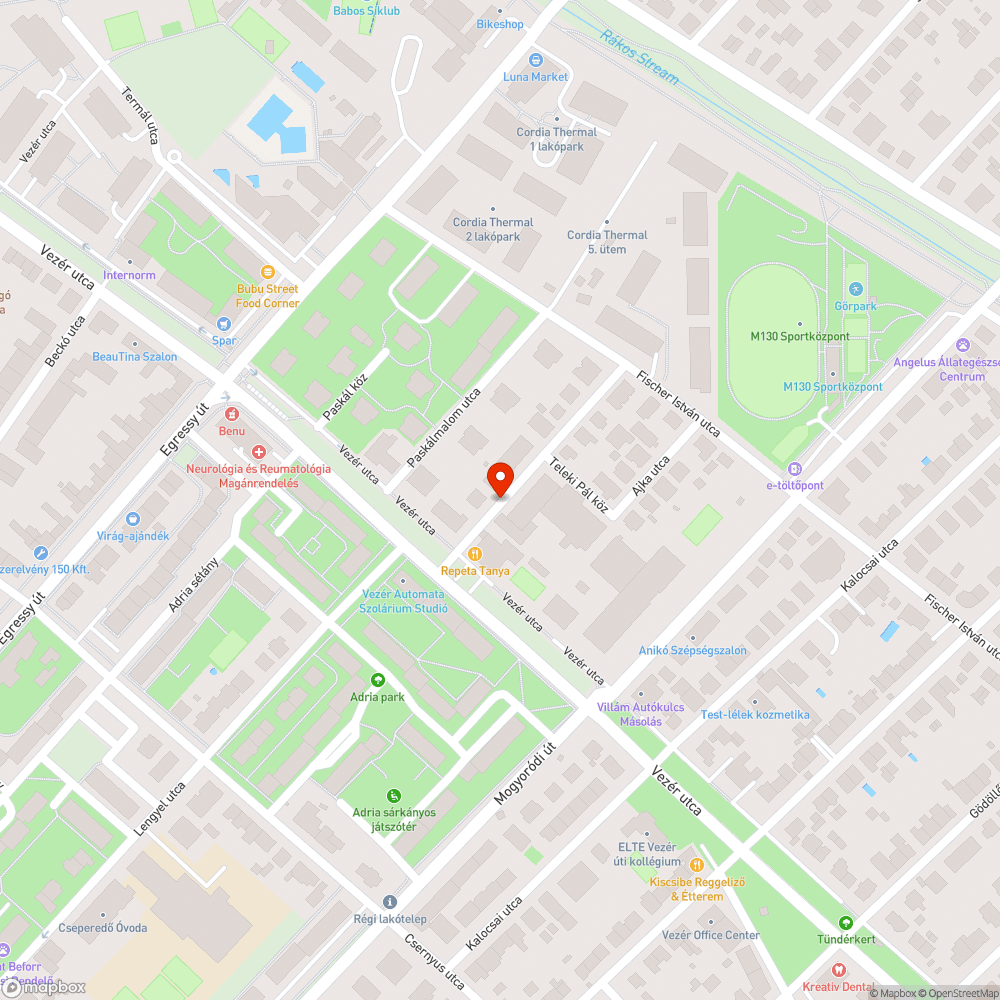 Elhagyott  autó bejelentés helye