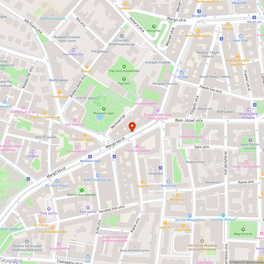 Zebra szükségessége a Margit-körúton bejelentés helye