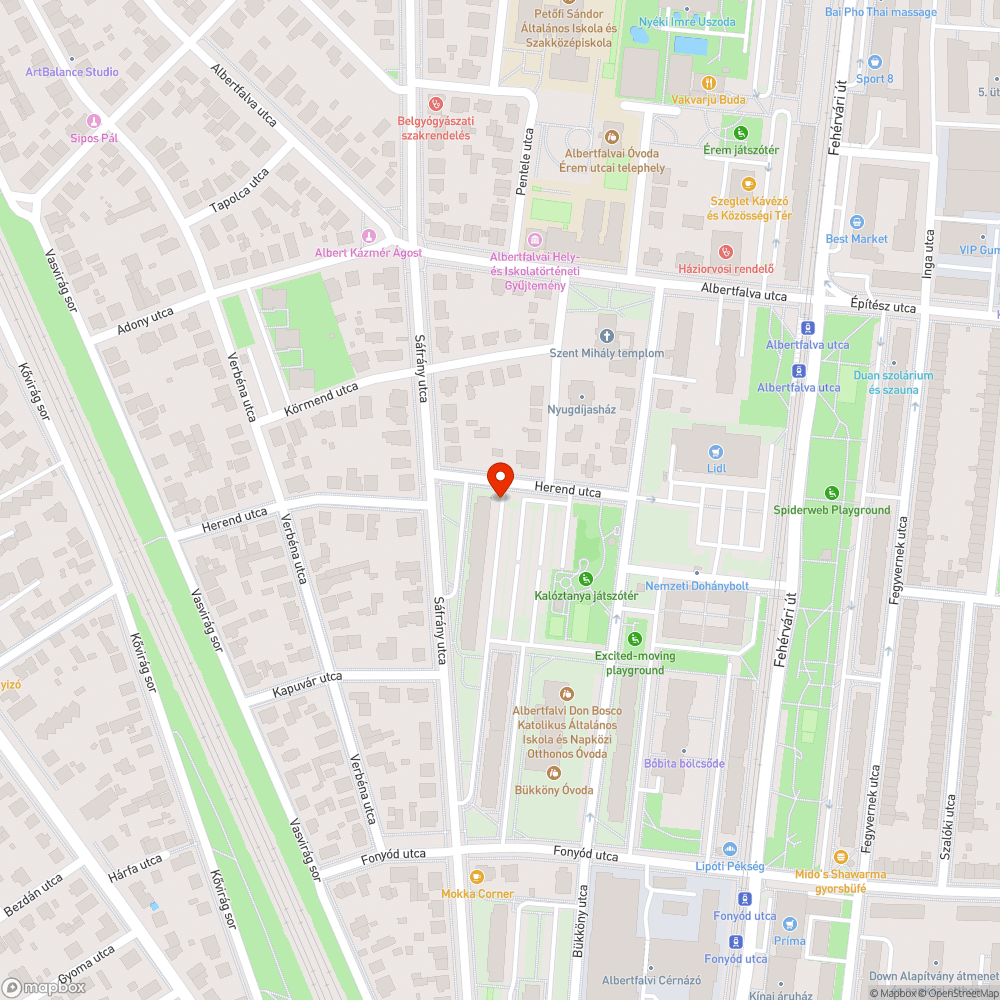 Elhagyott Opel bejelentés helye