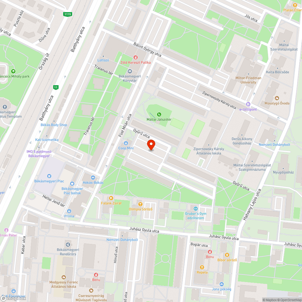 Elhagyott gépjármű bejelentés helye