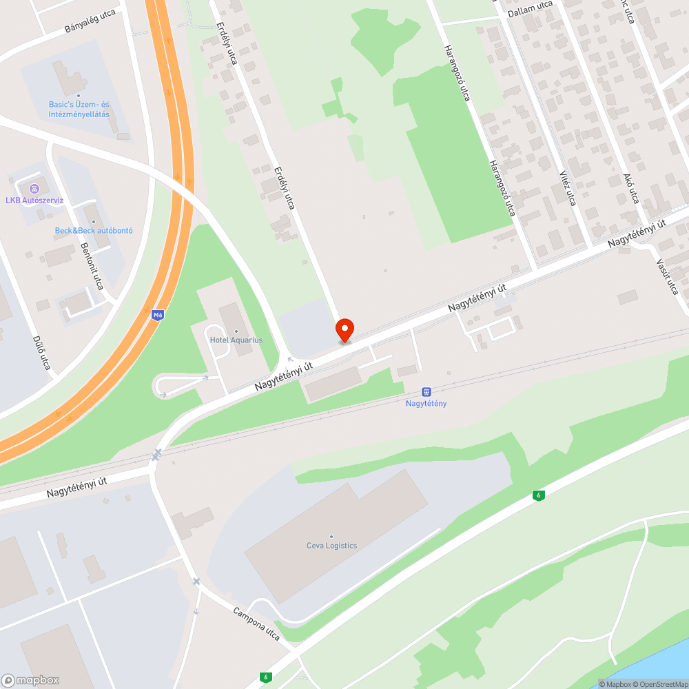 Megrongált váró bejelentés helye