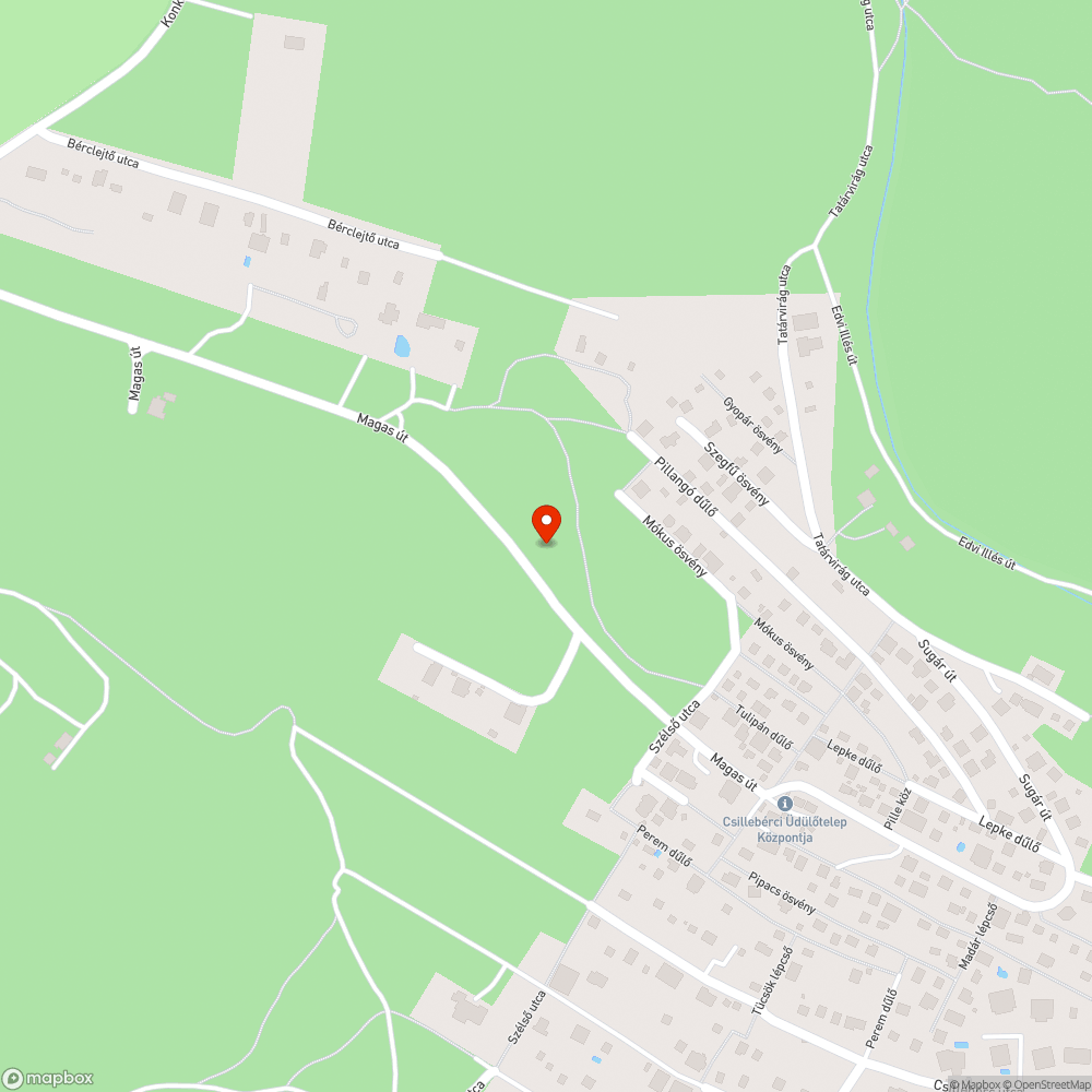 Illegálisan lerakott szemét bejelentés helye