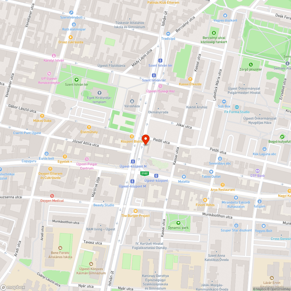 Régóta kipusztult fák bejelentés helye