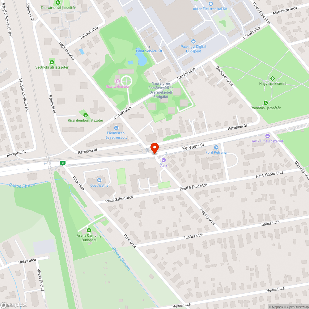 Kopott, rozsdás postaláda bejelentés helye