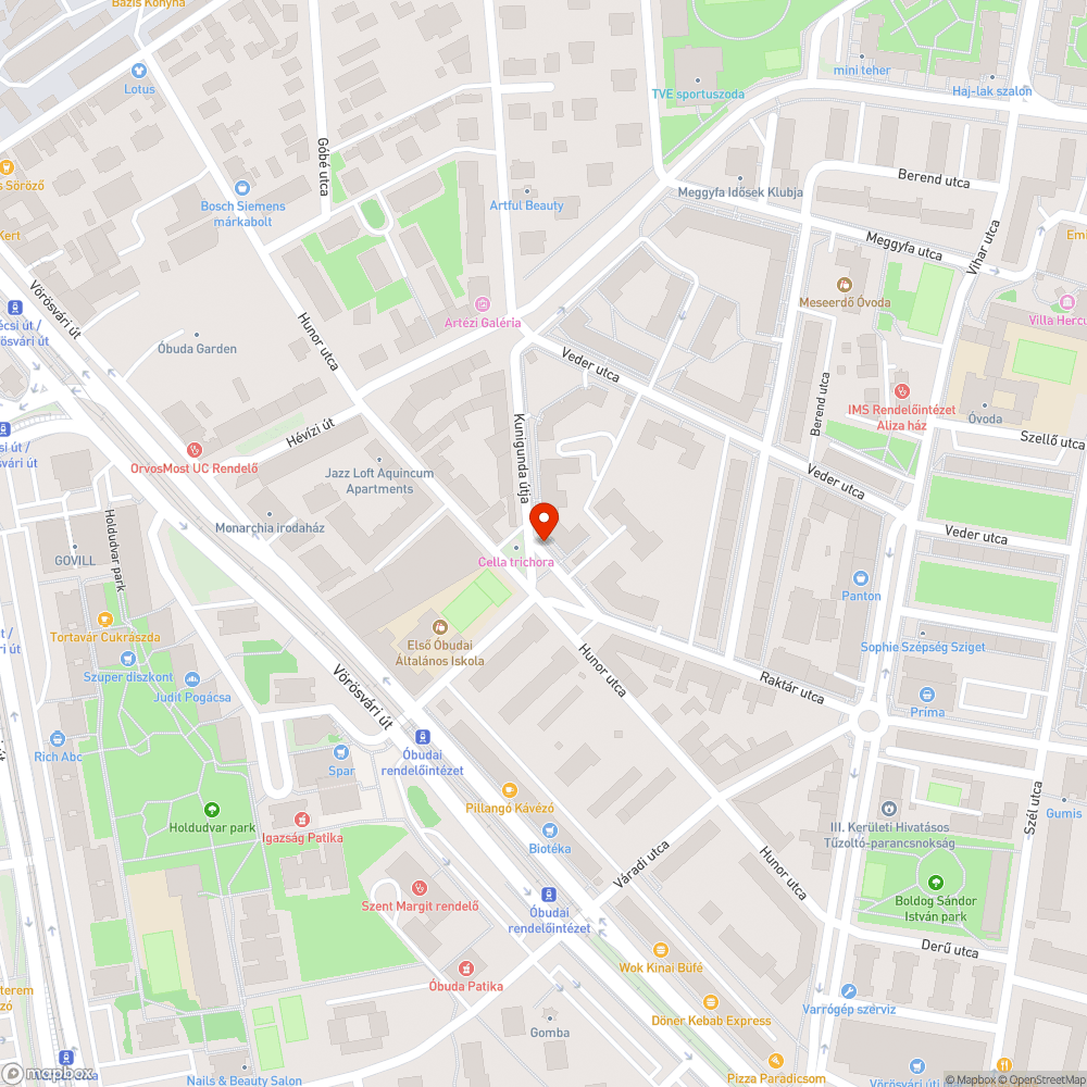 Gyalogos lejáró előtti parkolás bejelentés helye