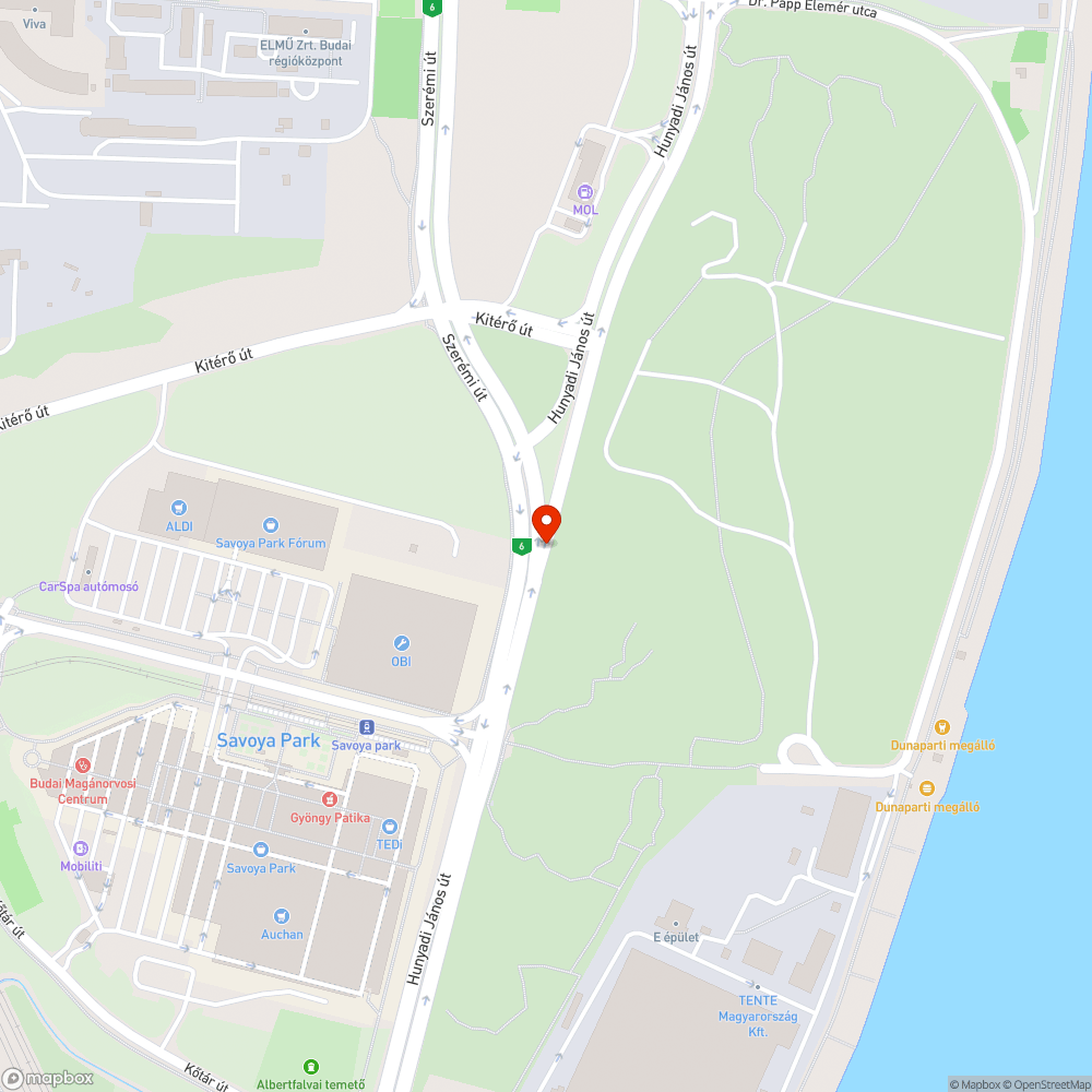 Sötét Hunyadi és Szerémi bejelentés helye