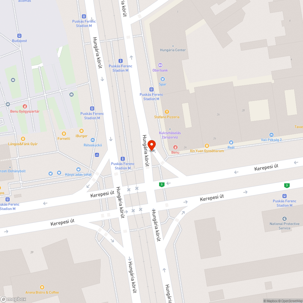 Eldugult csatornarács bejelentés helye