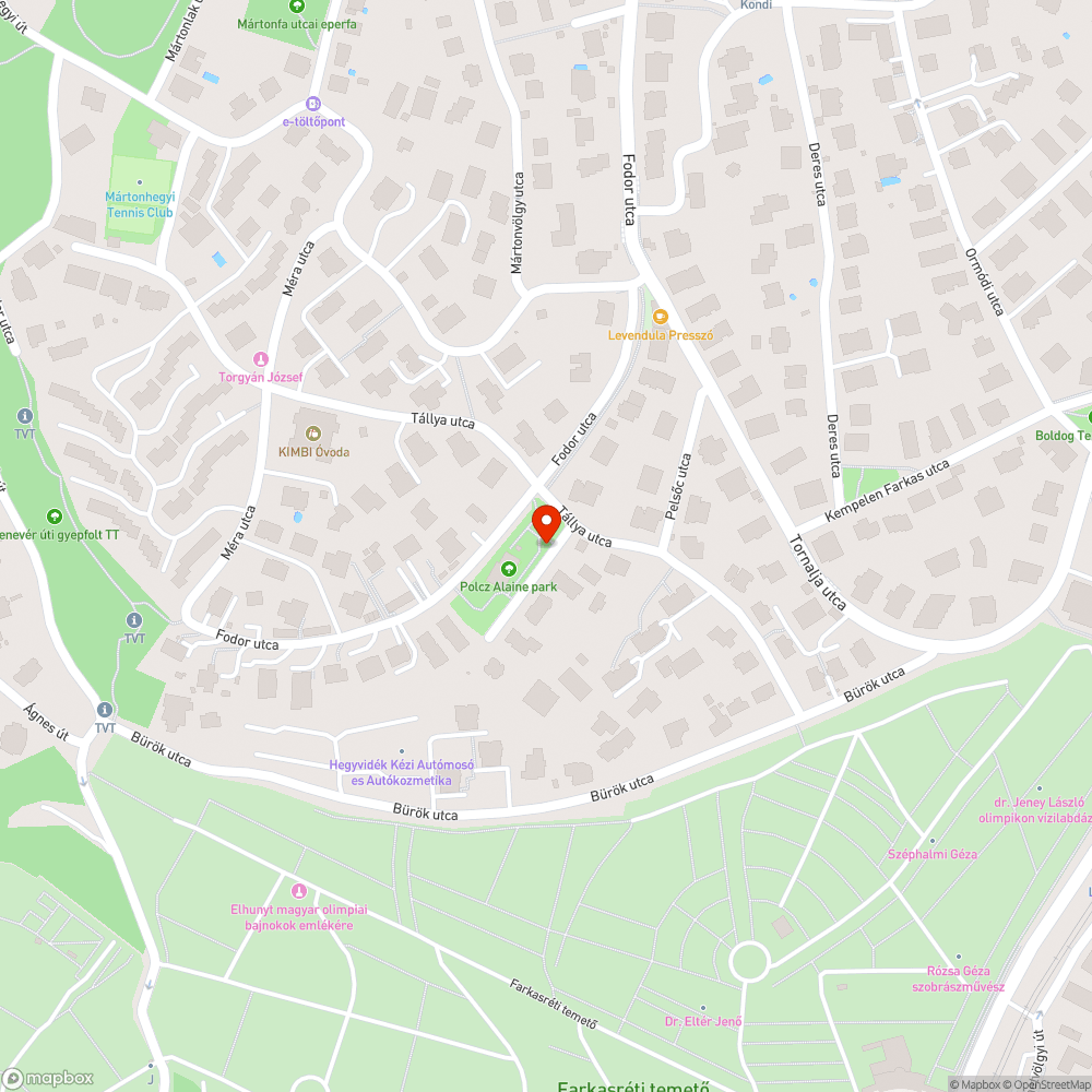 Kátyú az úton. bejelentés helye