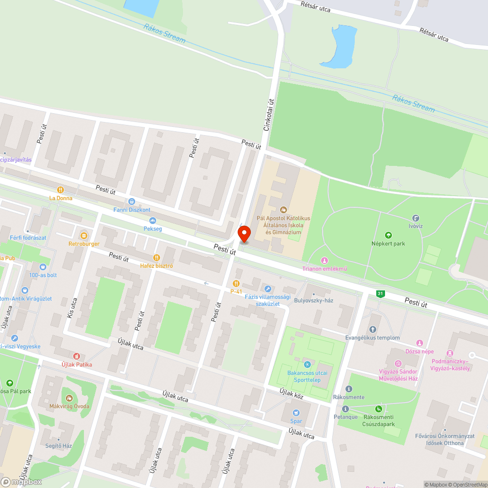 Lekopott zebra bejelentés helye