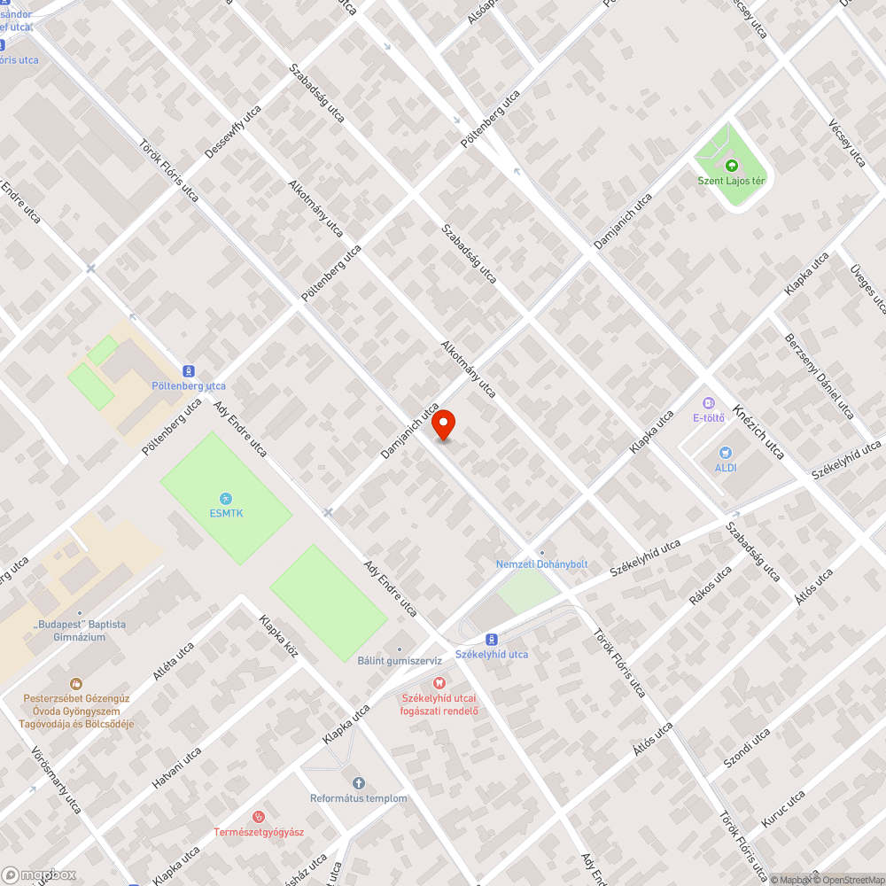 Botlásveszély bejelentés helye