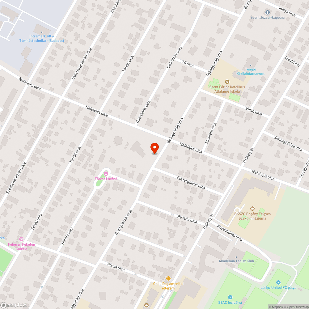 Fa által felgyűrt járda bejelentés helye