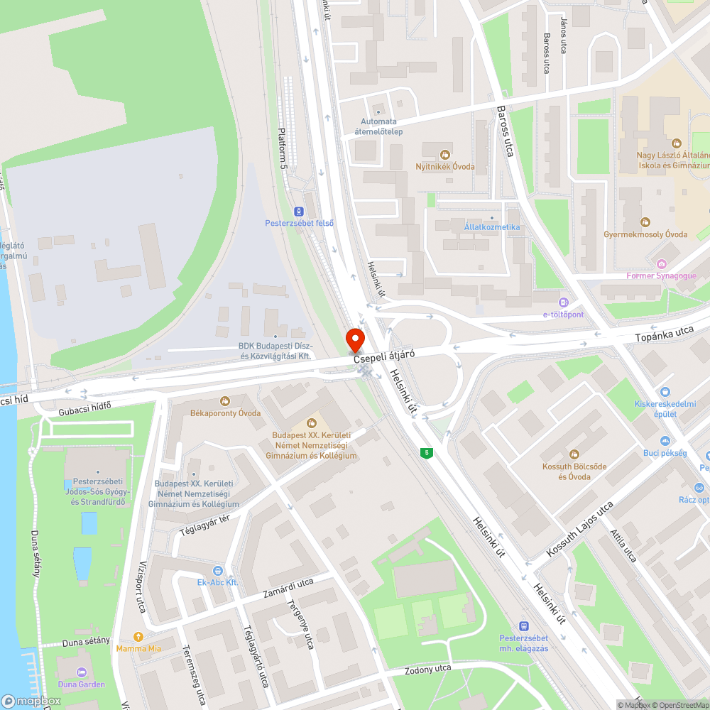 Szemetes hely a Csepeli átjáró alatt bejelentés helye