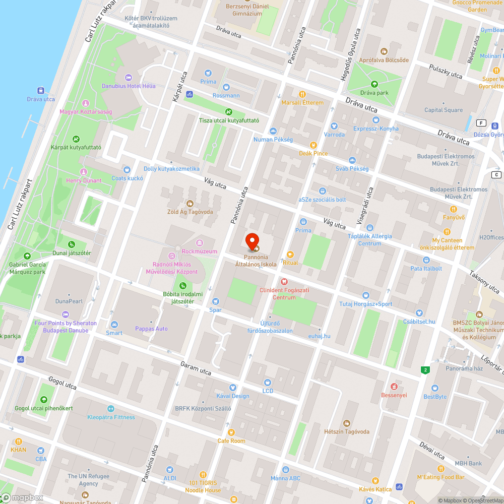 XIII. ker. Pannónia Általános iskola előtti utca egyirányúsítása bejelentés helye