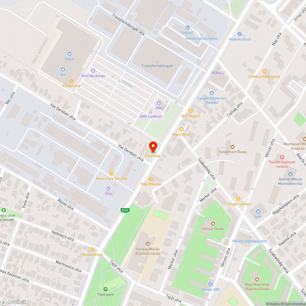 Nem látható gyalog- és kerékpárút táblák bejelentés helye