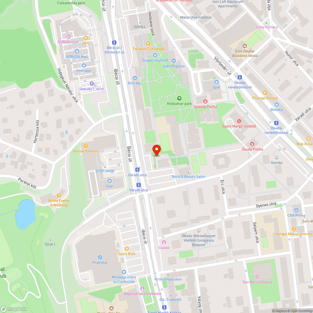 Szétszórt szemét bejelentés helye