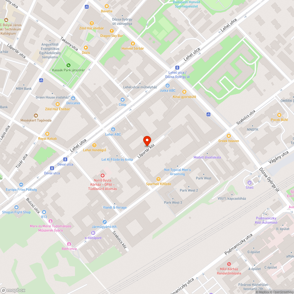 Szabálytalan parkolás bejelentés helye