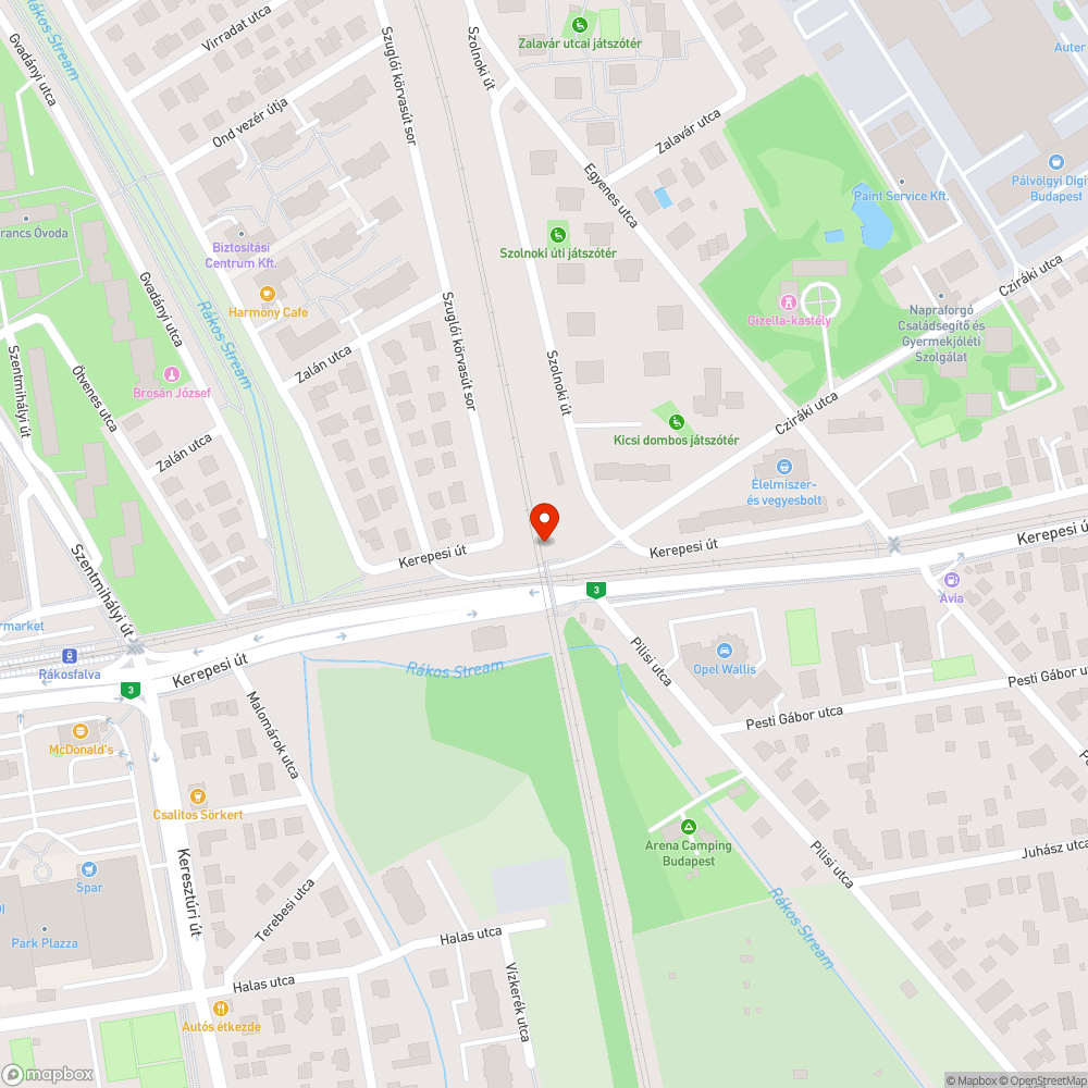 Hatalmas kátyú a XIV. és XVI. kerület határán bejelentés helye