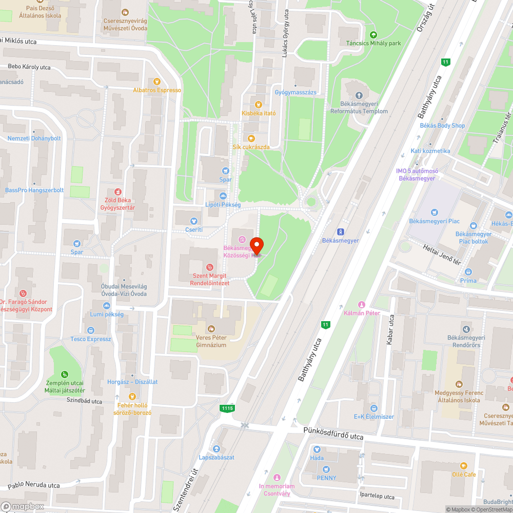 Megdőlt lámpák bejelentés helye