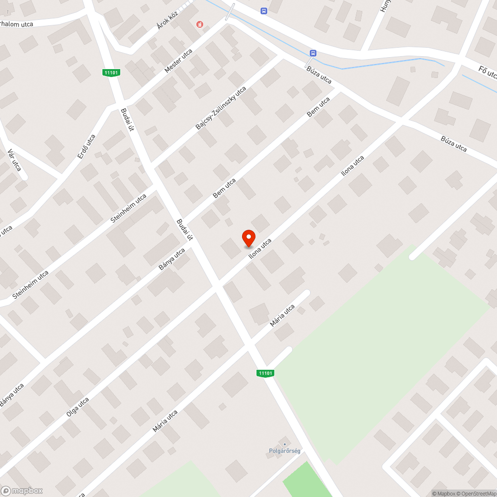 Konténer a járdán bejelentés helye