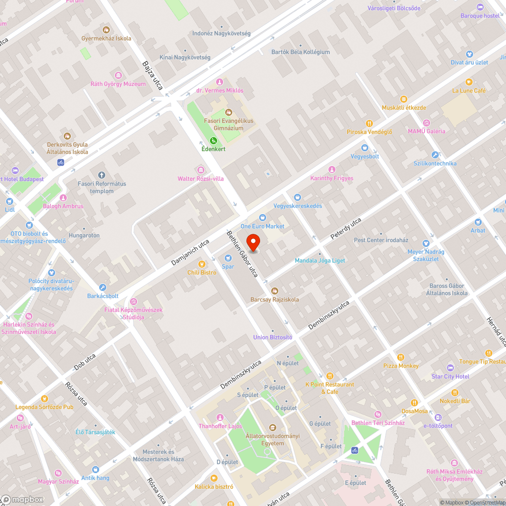 Kirakott lom (matrac) bejelentés helye