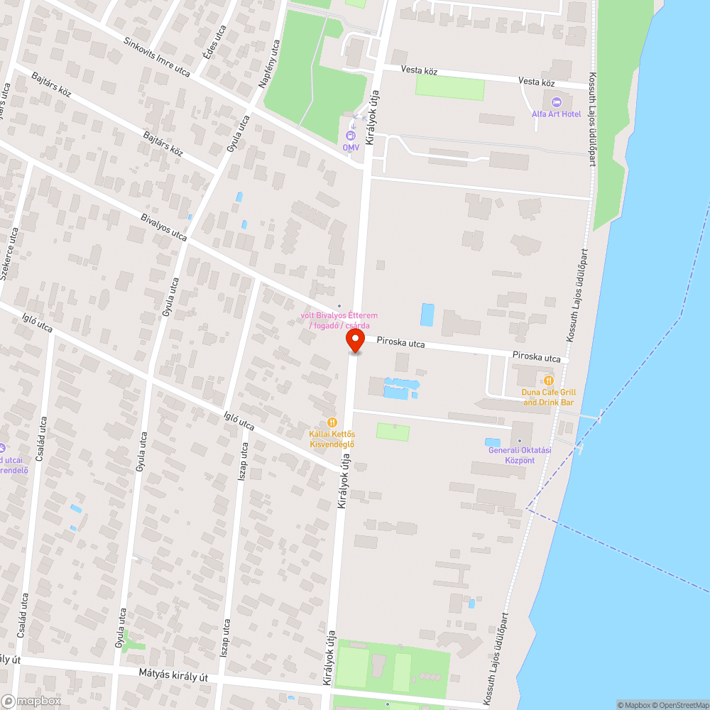 Kiégett lámpa bejelentés helye