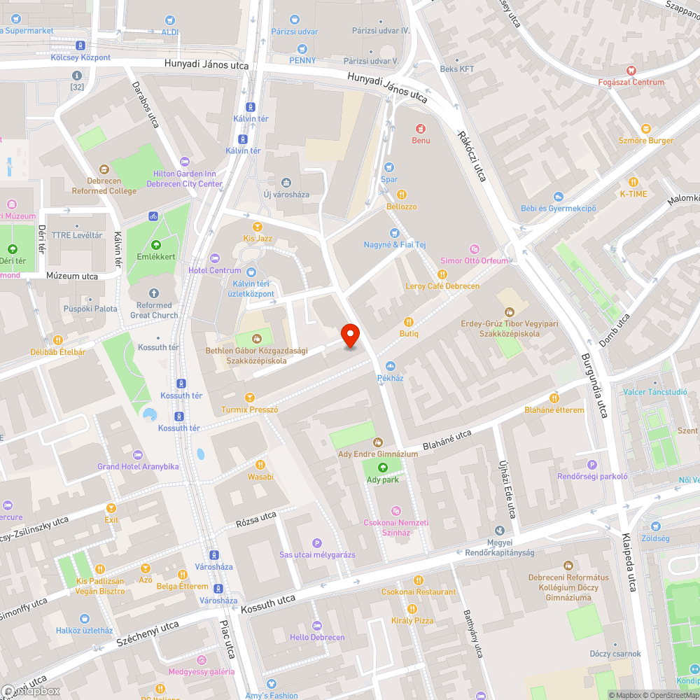 Megállni tilos bejelentés helye