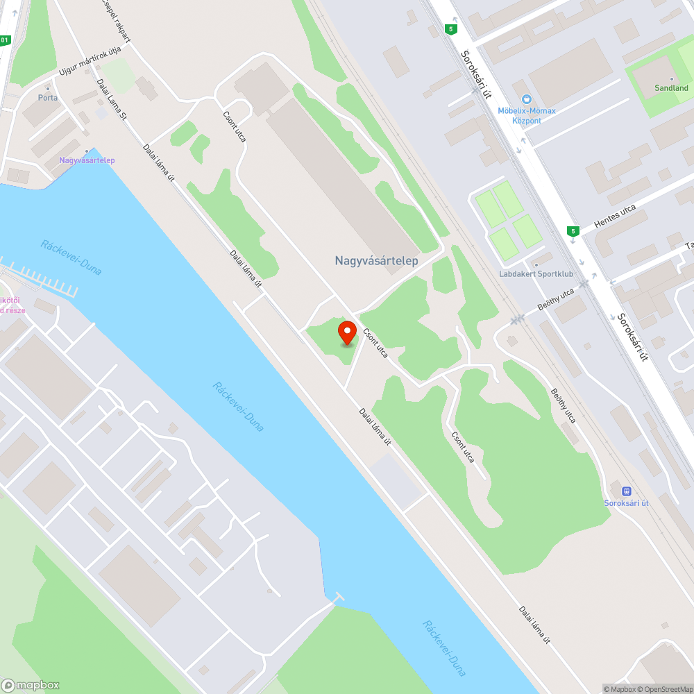 Szemétdomb bejelentés helye