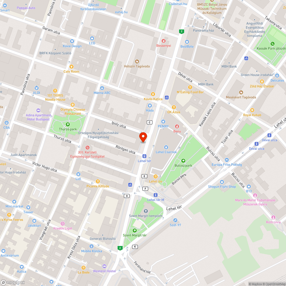 Potyogó guanó, bizonytalan állapotú lámpák és vasak bejelentés helye