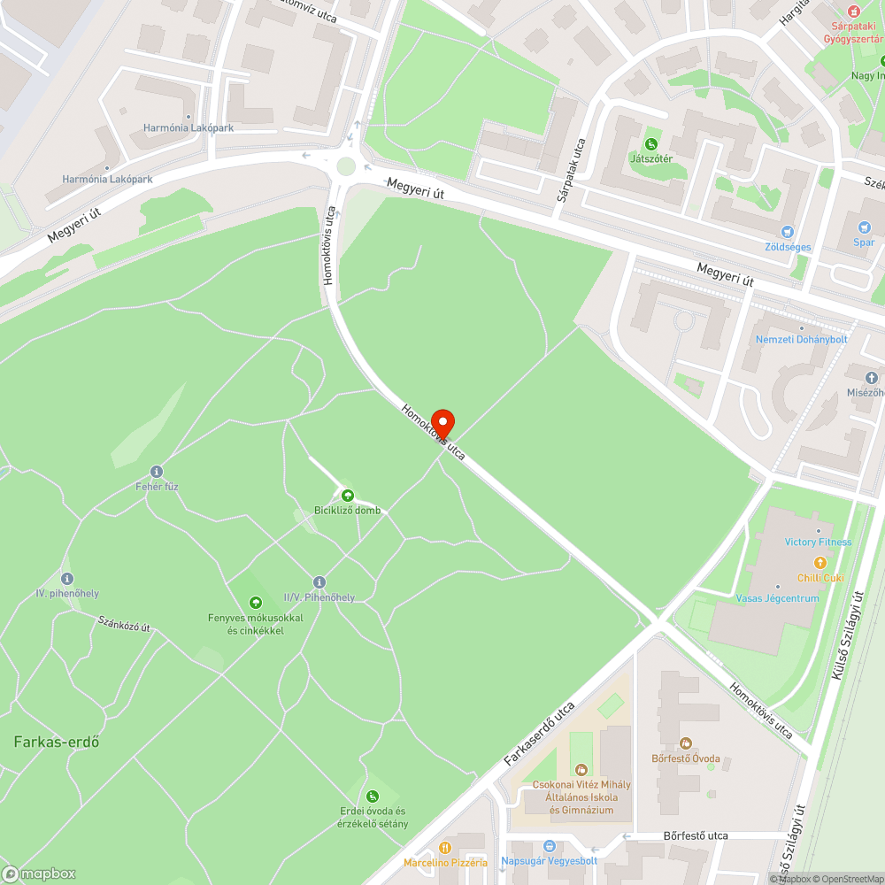 Megrongált, szemetesként használt sorompó, szemeteskuka és kutyaürülék tároló hiánya bejelentés helye