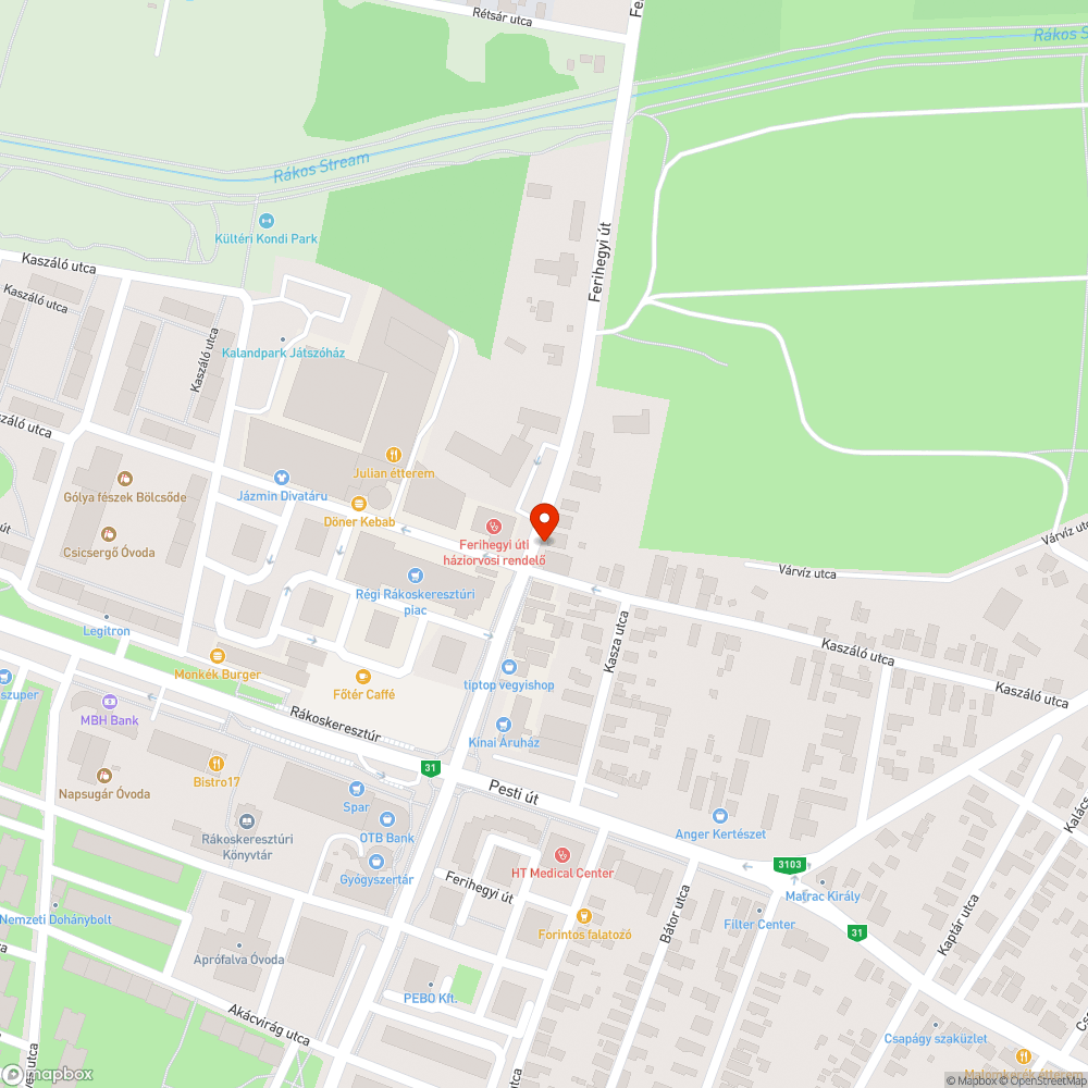 Megdőlt poller bejelentés helye