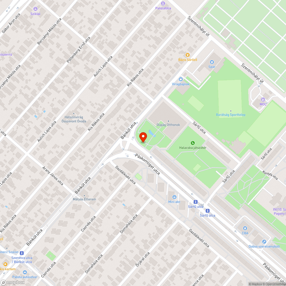 A Kátyúszörny visszatér - 2. rész bejelentés helye