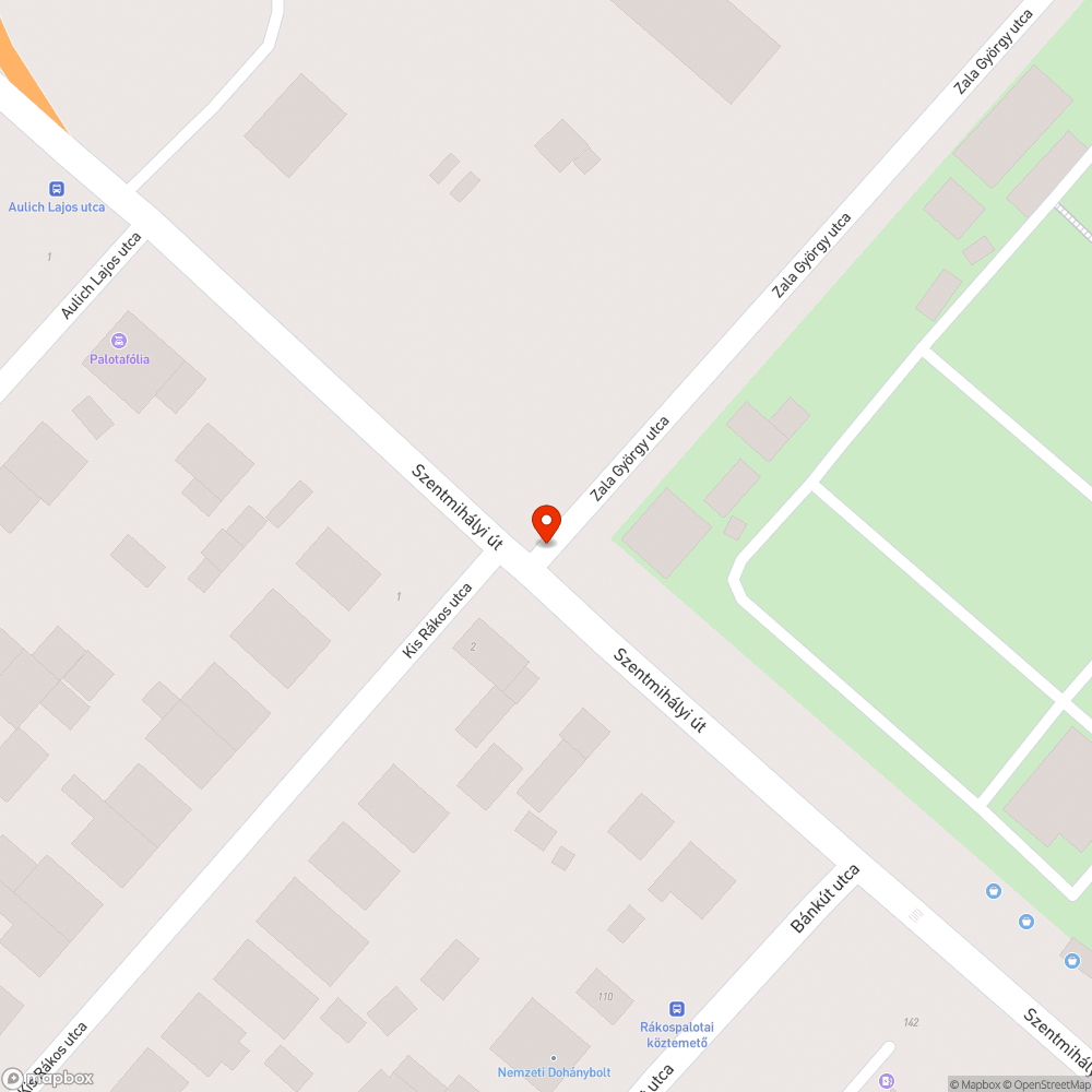 Hiányzó fényterelő + fakó tábla + felfestés bejelentés helye