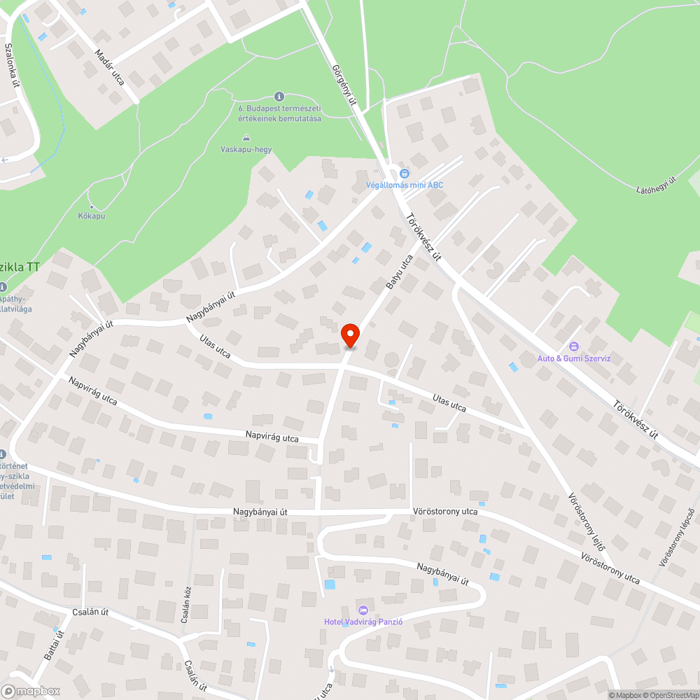 Sövény takarja el a kereszteződésbe való belátást bejelentés helye