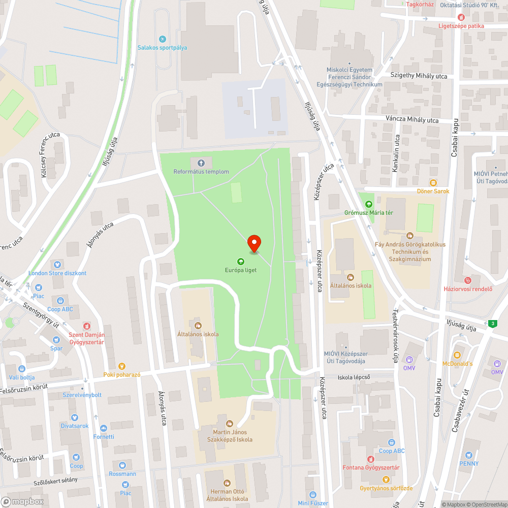 Vízelvezetőben lomb bejelentés helye