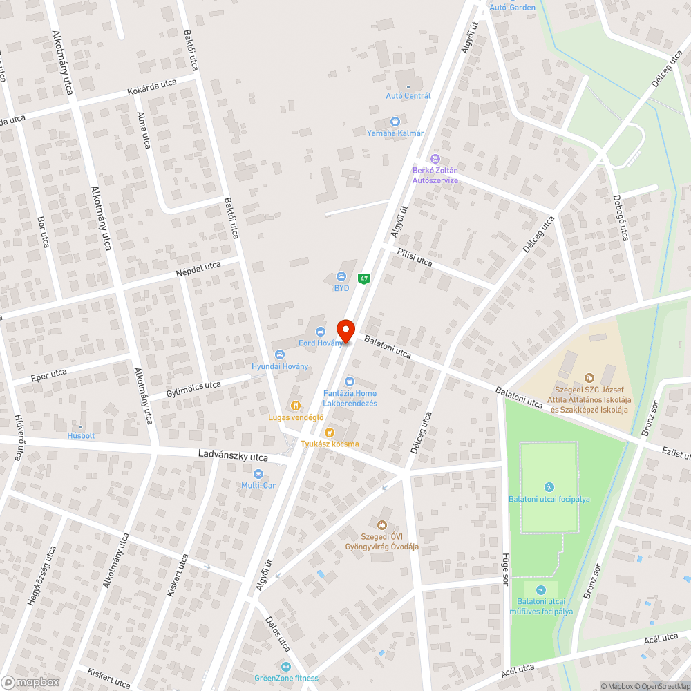 Szemétkupac bejelentés helye