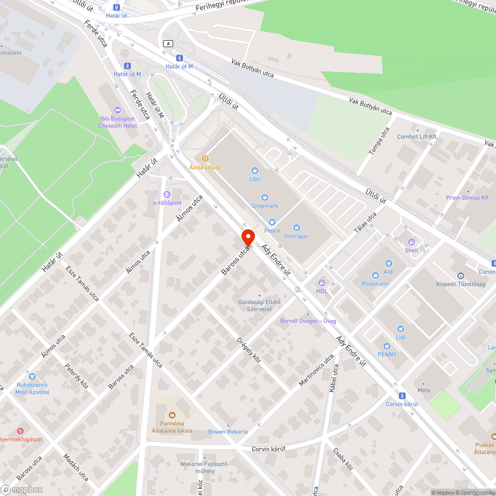 Elhagyott Renault bejelentés helye