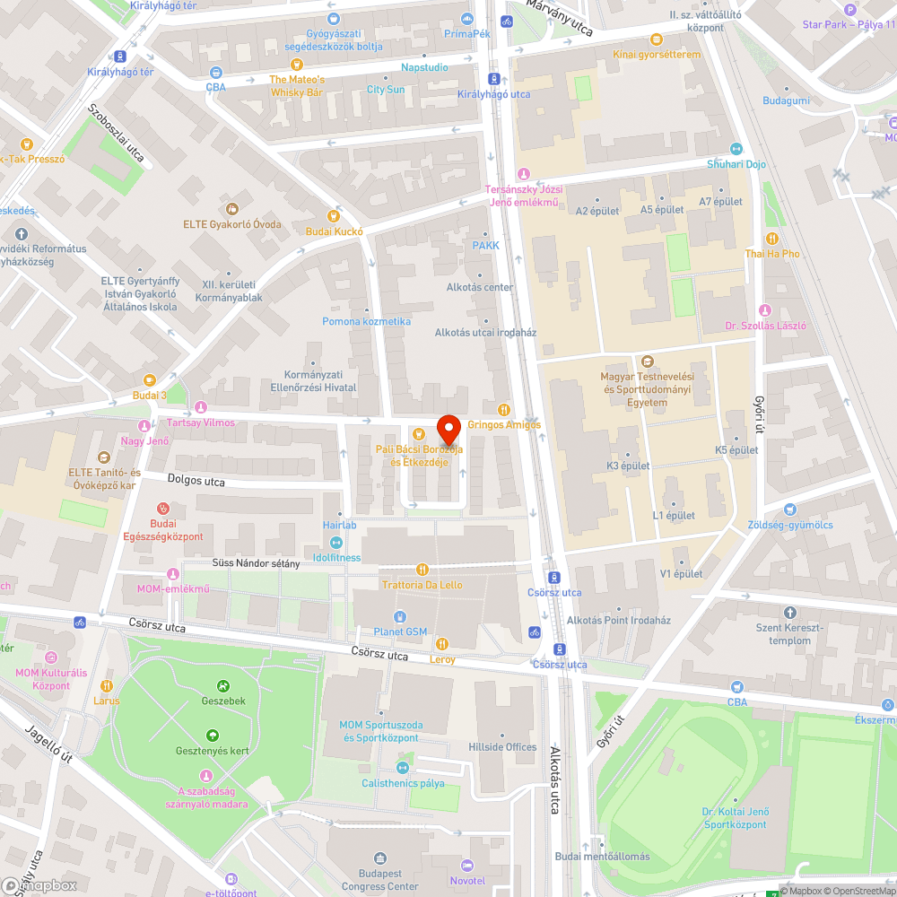 Tilosban parkolás bejelentés helye