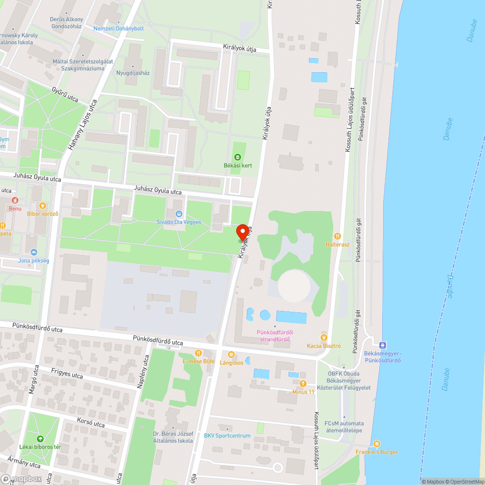 Eldugult víznyelő bejelentés helye