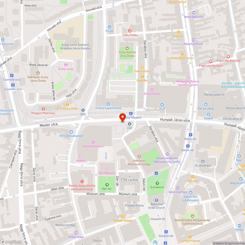 Nyitott kandelláberszekrény bejelentés helye