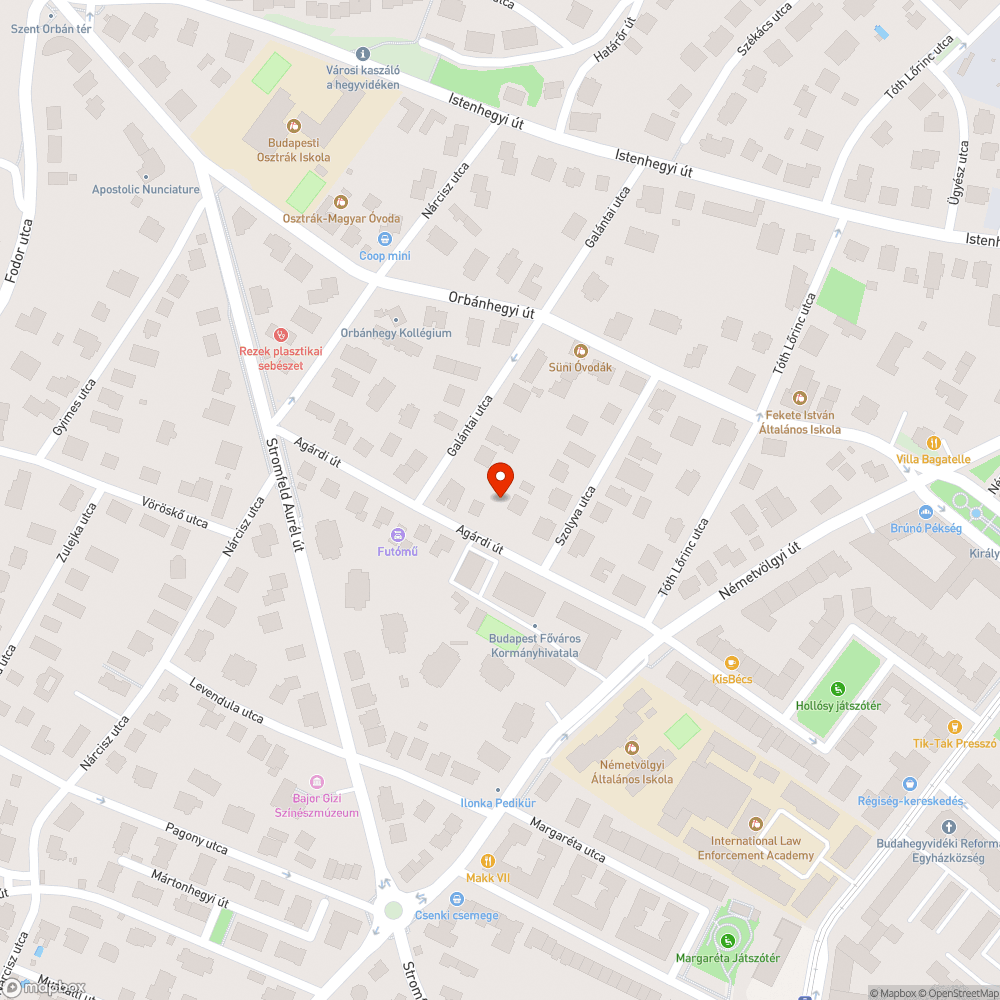 Zöldön parkolás bejelentés helye