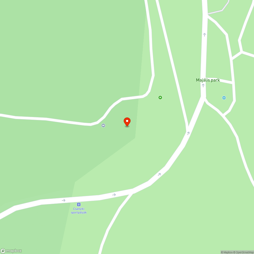 Csanyik-völgy illemhely bejelentés helye