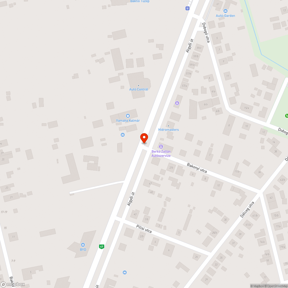 Megdőlt táblák bejelentés helye