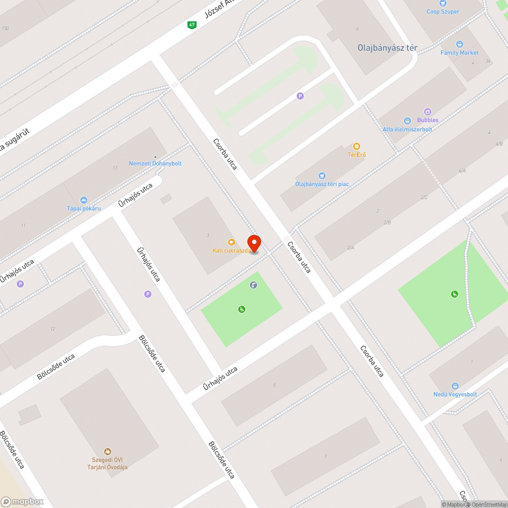 Korhadó padok bejelentés helye