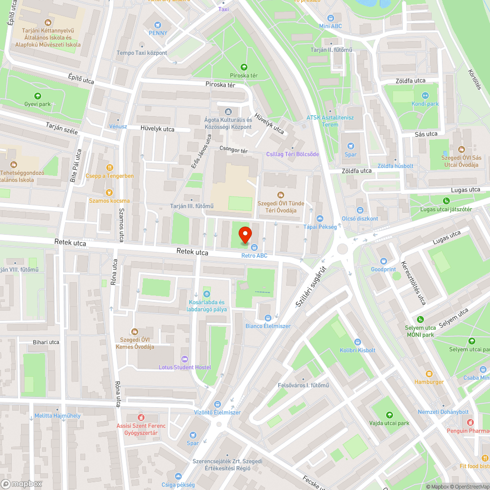 Járdahiba bejelentés helye