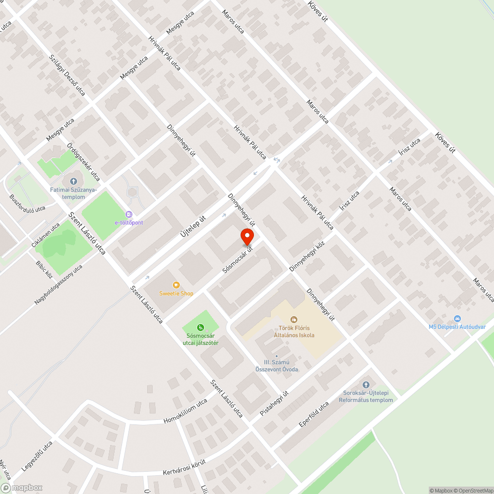 Ott hagyott avar bejelentés helye