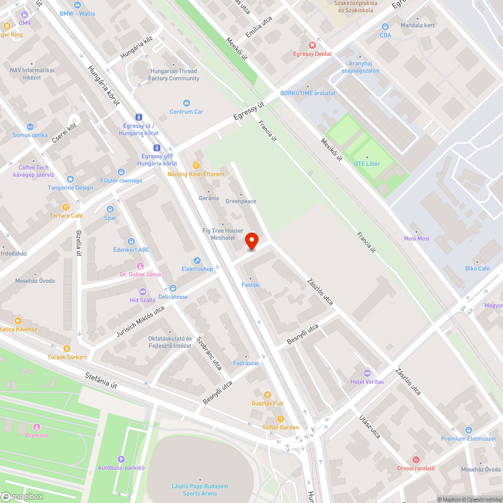 Kiéget közterületi lámpa. bejelentés helye