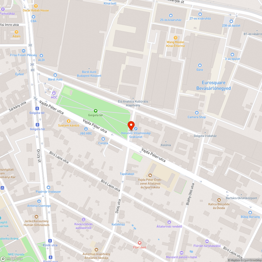 elhagyott autó bejelentés helye